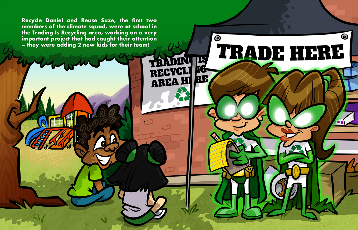 Reading, Writing, Arithmetic & Recycling™ – The Climate Squad™ - The Beginning