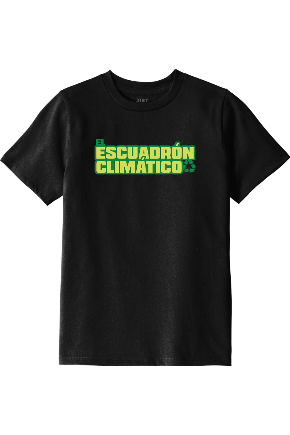 Camiseta Juvenil de Material 100% Reciclado El Escuadron Climatico Logotipo