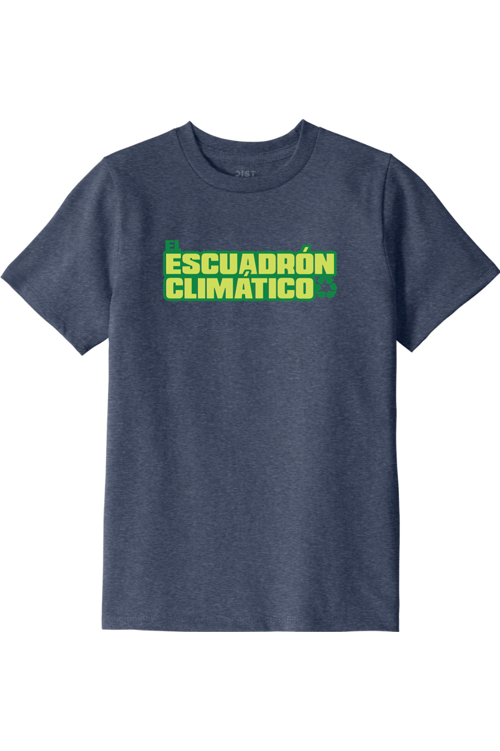 Camiseta Juvenil de Material 100% Reciclado El Escuadron Climatico Logotipo