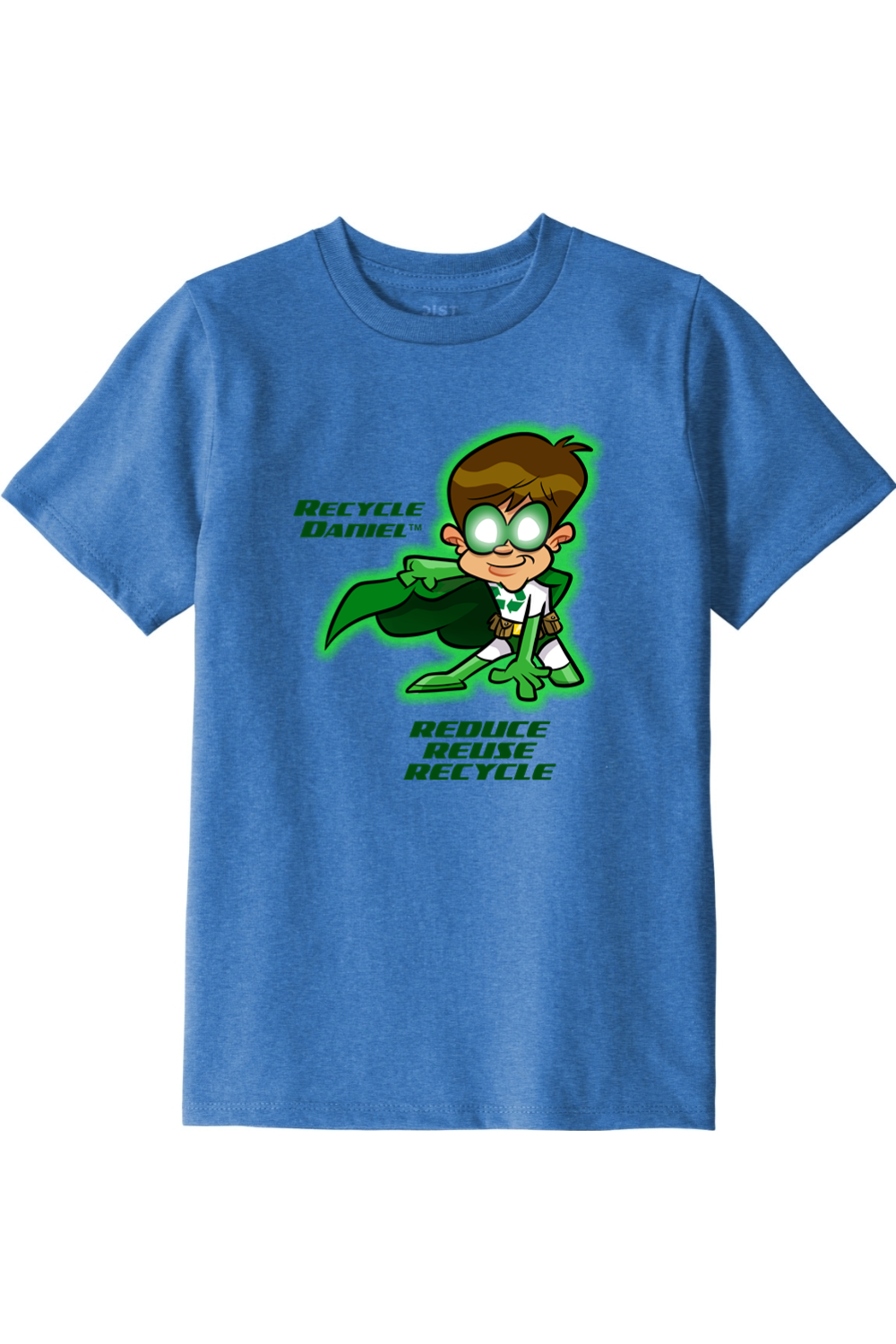 Youth 100% Recycled Material T-Shirt Recycle Daniel