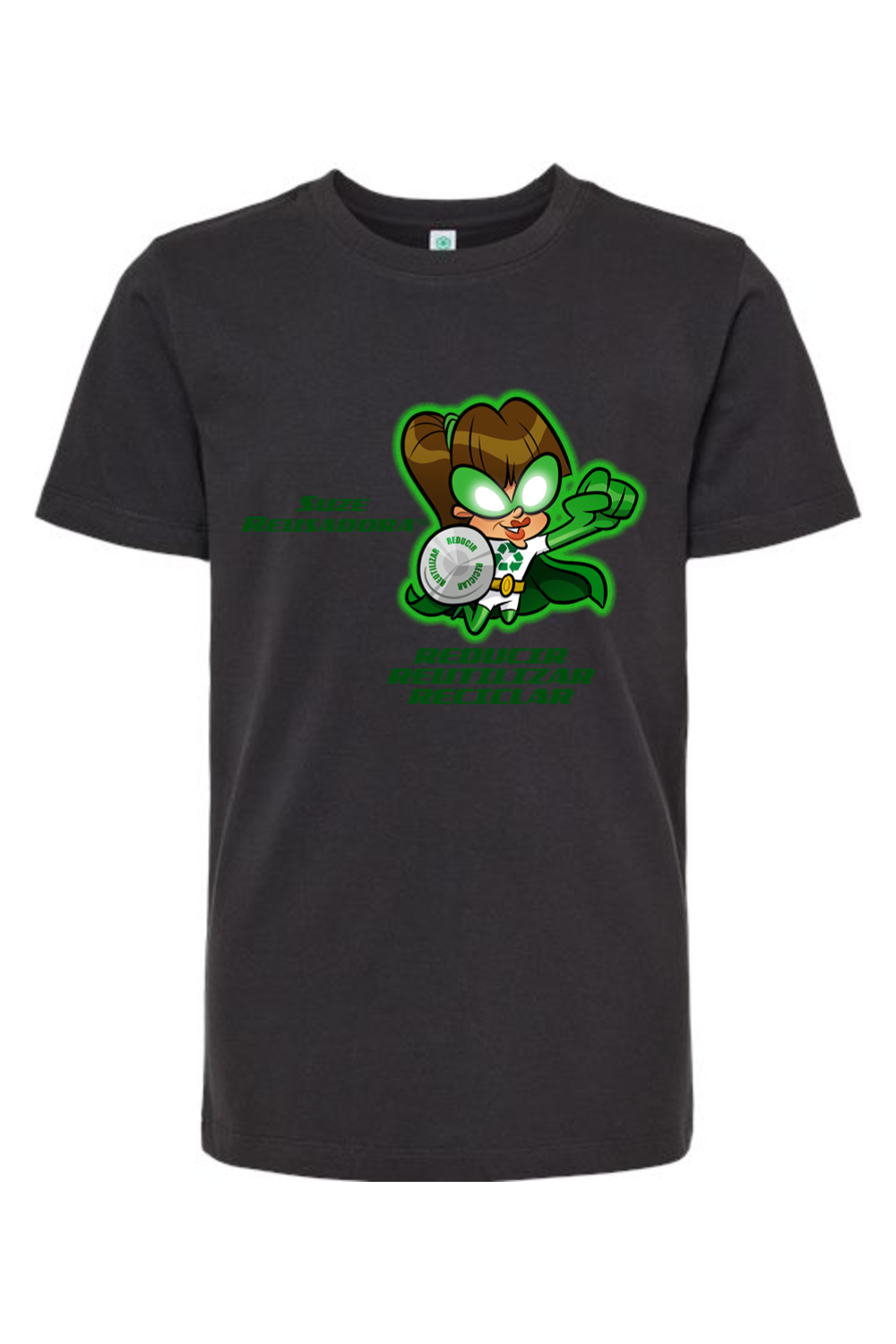 Camiseta Orgánica Juvenil Suze Reusadora