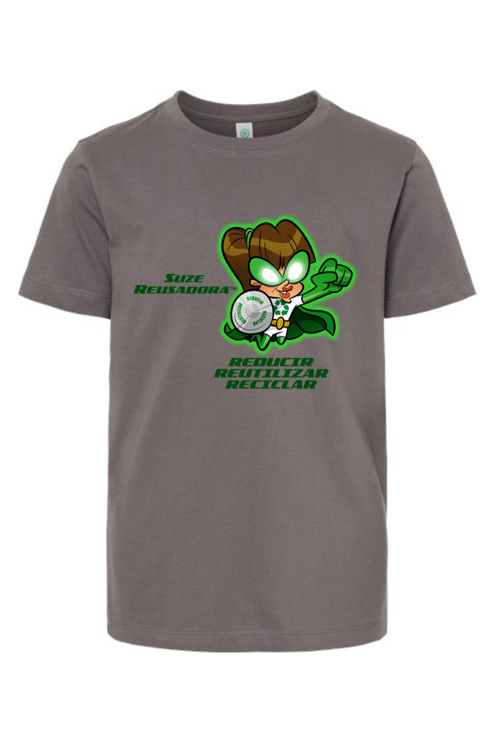 Camiseta Orgánica Juvenil Suze Reusadora