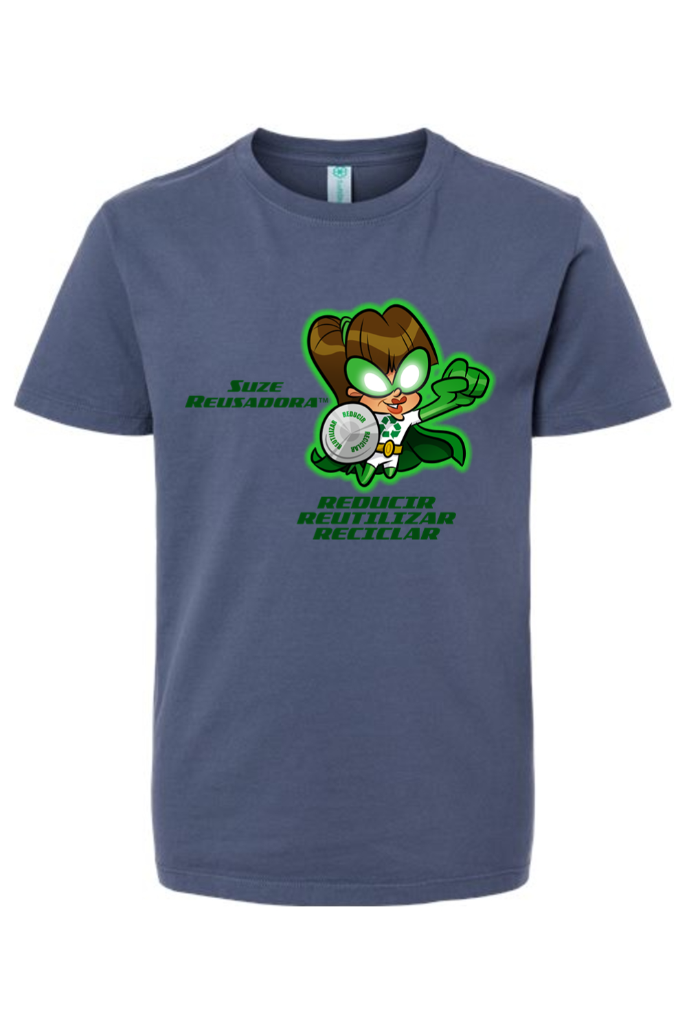 Camiseta Orgánica Juvenil Suze Reusadora