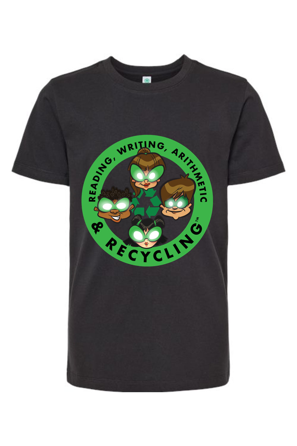 Youth Organic T-Shirt Circle Logo