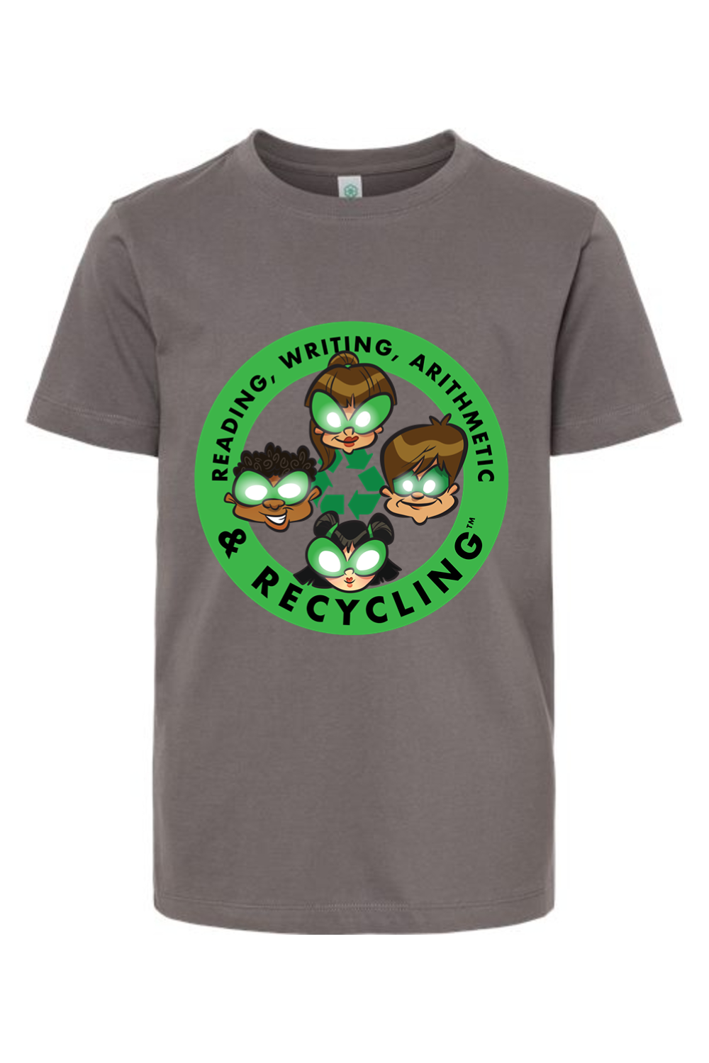 Youth Organic T-Shirt Circle Logo