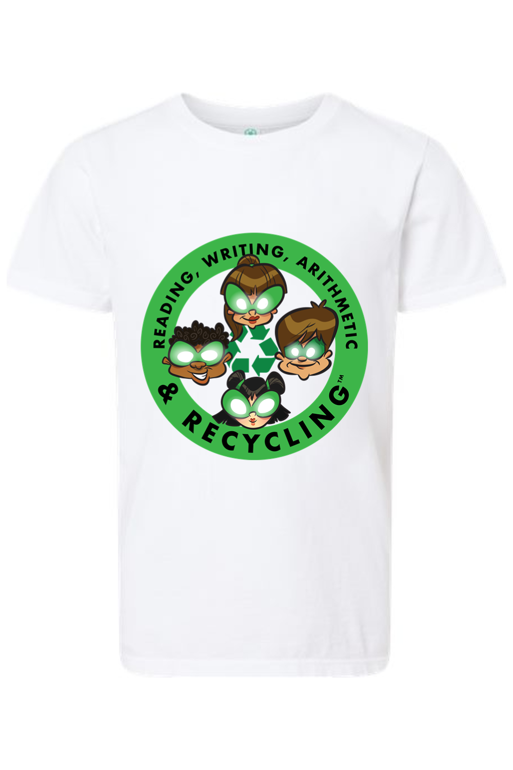 Youth Organic T-Shirt Circle Logo