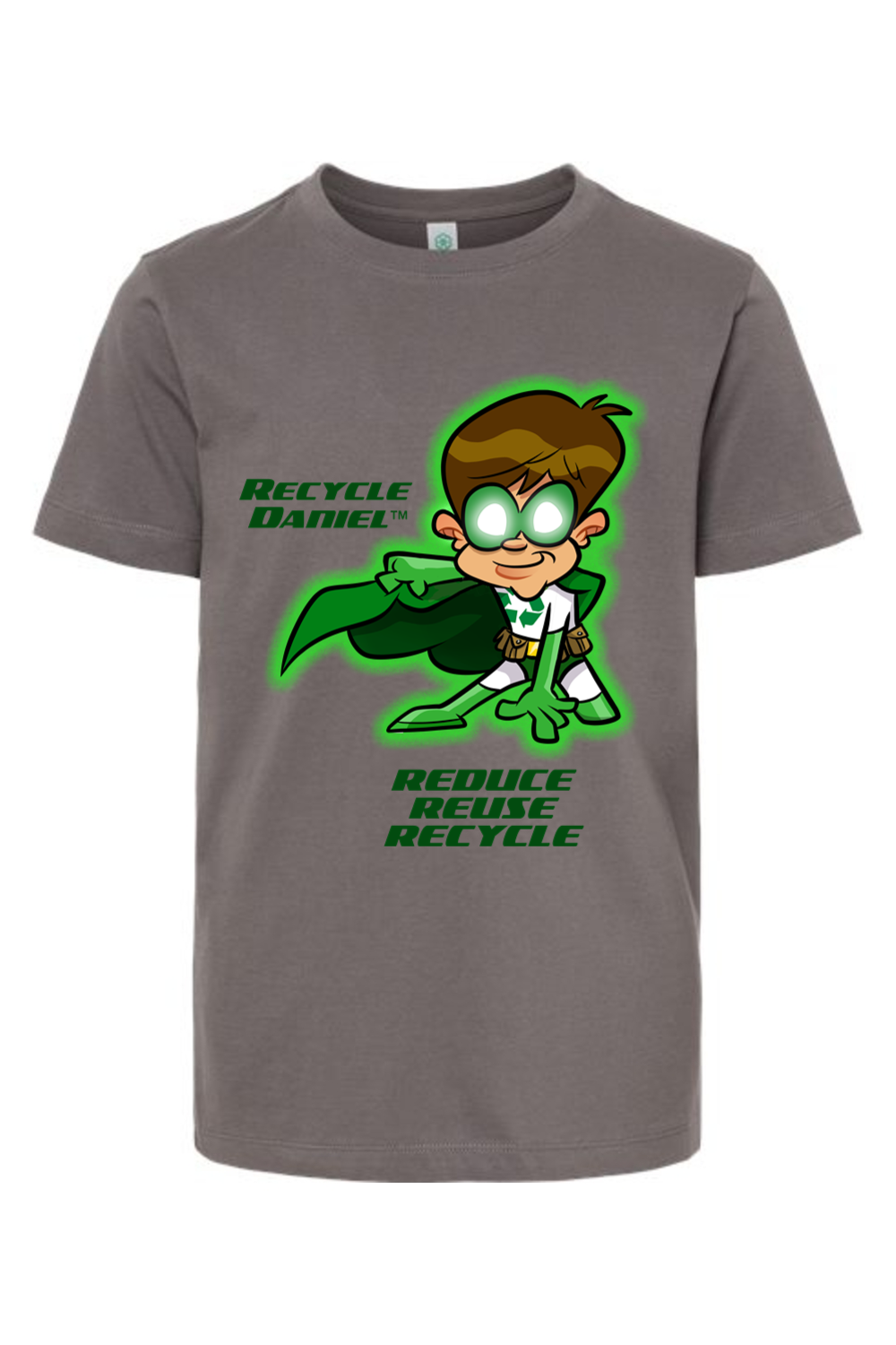 Youth 100 % Organic T-Shirt Recycle Daniel