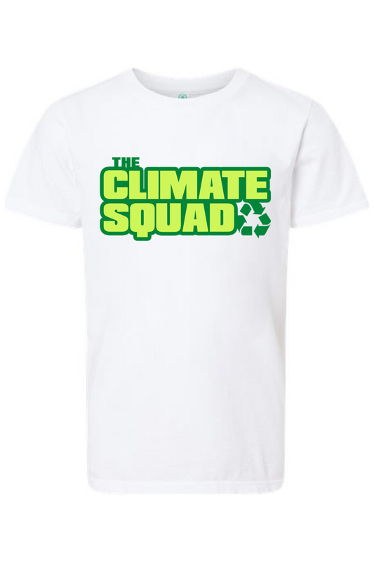 Youth Organic T-Shirt The Climate Squad Logo