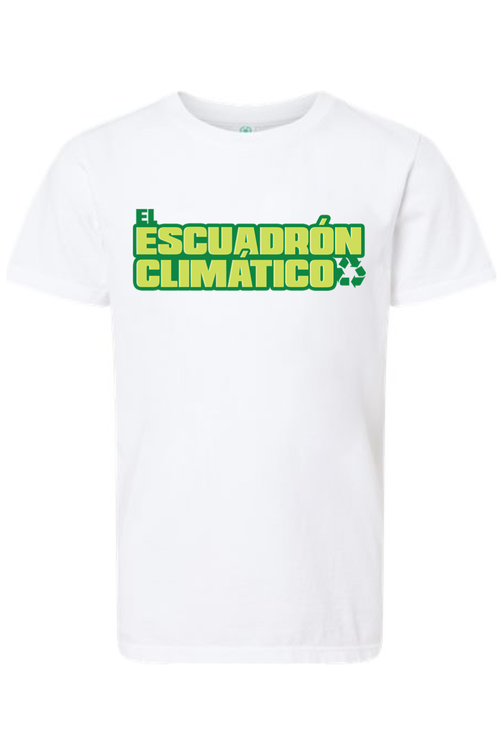 Camiseta Orgánica Juvenil El Squadron Climatico Logo