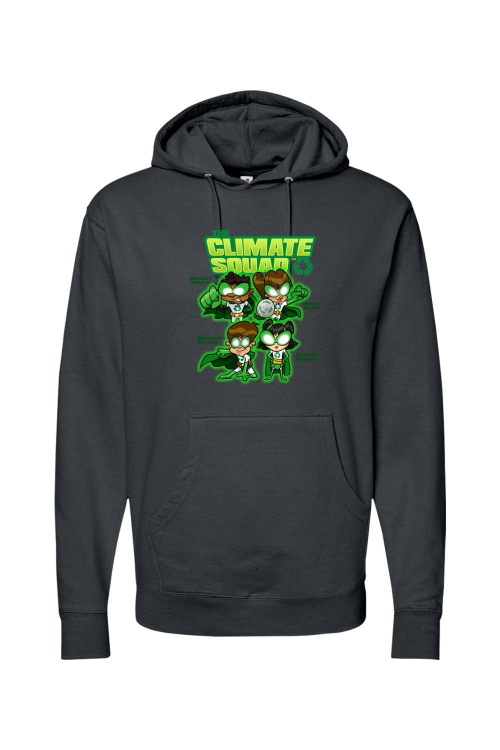 Adult Organic/Recycled Pullover Hooded Sweatshirt The Climate Squad