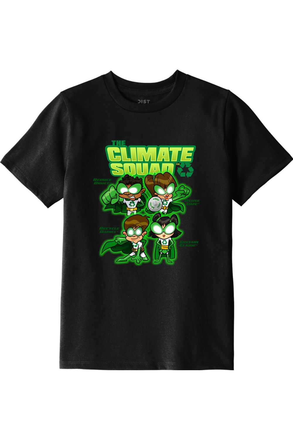 Youth 100% Recycled Material T-Shirt The Climate Squad