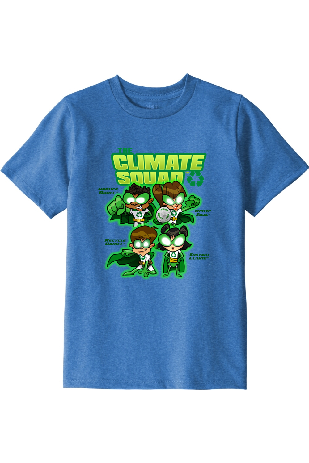 Youth 100% Recycled Material T-Shirt The Climate Squad