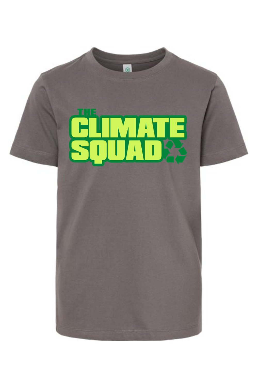 Youth Organic T-Shirt The Climate Squad Logo