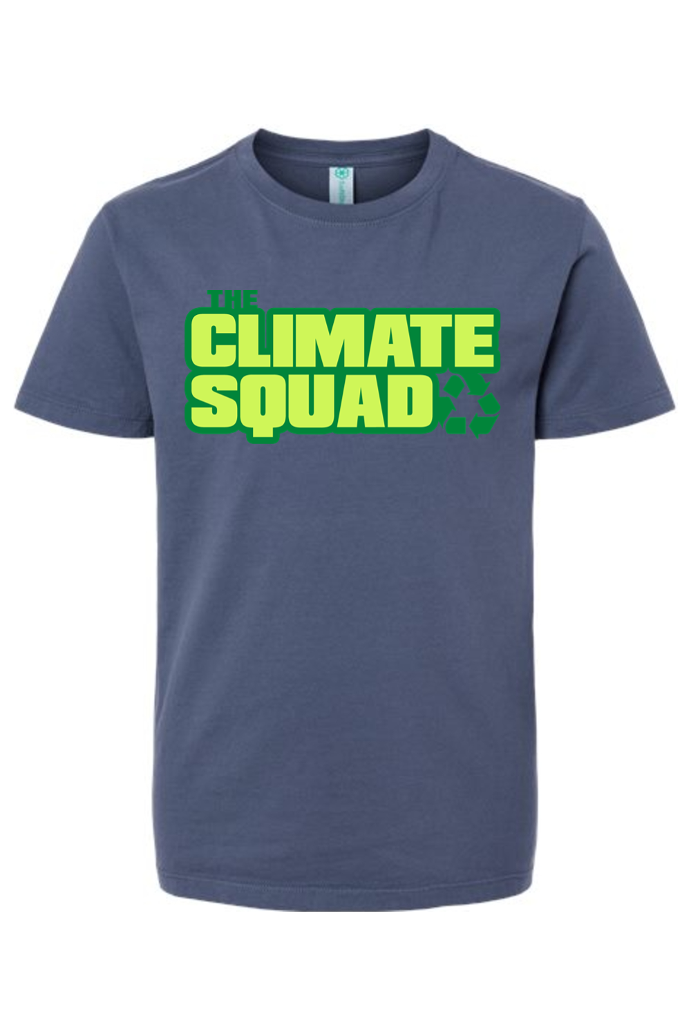 Youth Organic T-Shirt The Climate Squad Logo