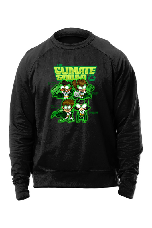 Adult Unisex Organic/Recycled Motion Crewneck Sweatshirt The Climate Squad