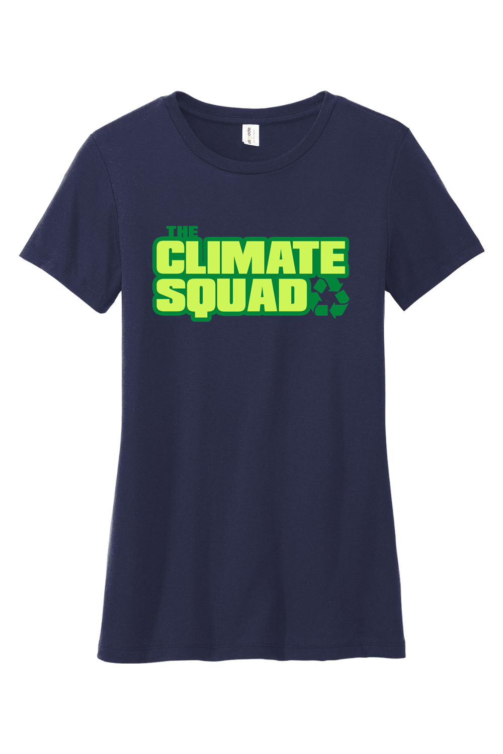 Women's Tri-Blend Tee Climate Squad Logo